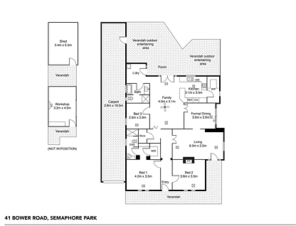 41 Bower Road, Semaphore South, SA 5019, 3 Kuwarto, 2 Banyo, House