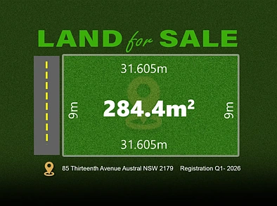 Austral Your Dream Home Starts Here – Premium Lot in Austral.