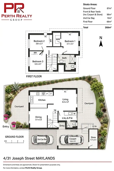 4/31 Joseph Street, Maylands, WA 6051, 3 slaapkamers, 1 badkamers, Townhouse