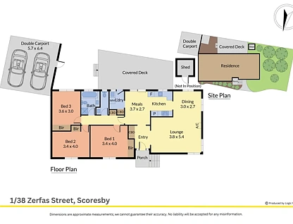 1/38 Zerfas Street, Scoresby, VIC 3179, 3房, 1浴, 排房