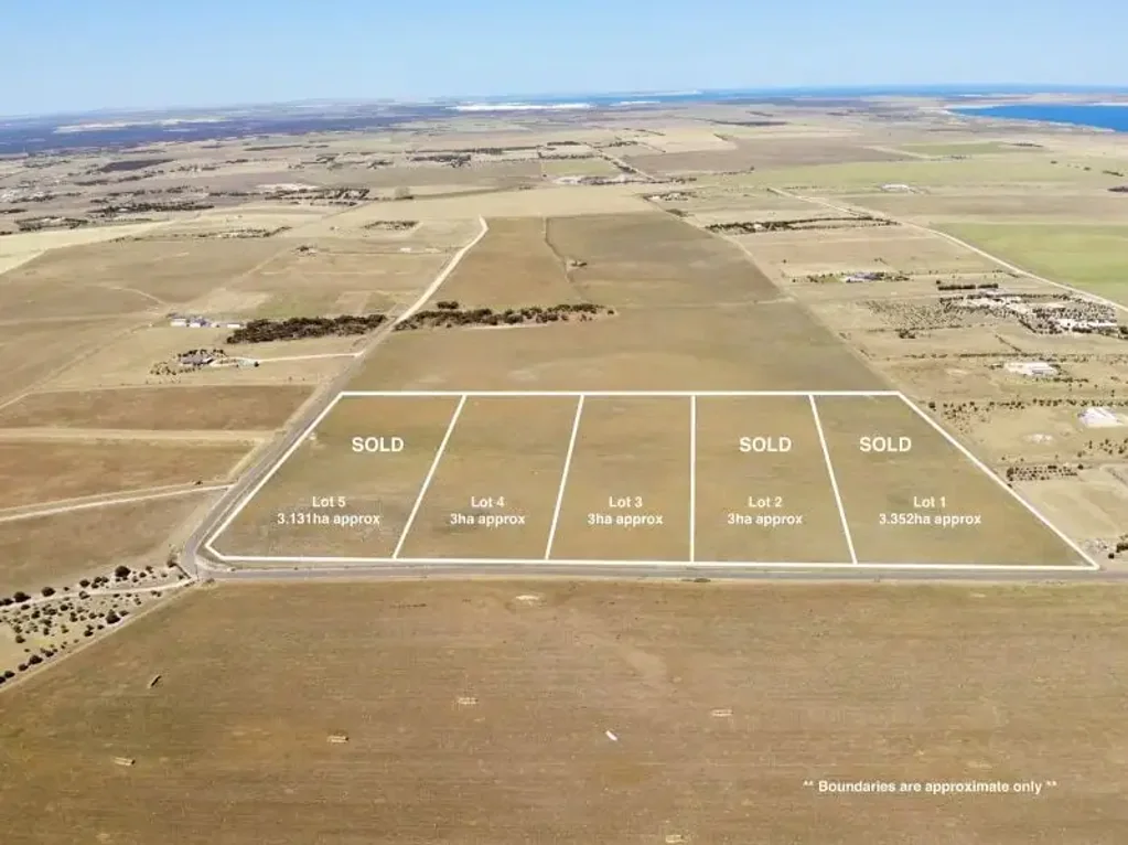 Streaky Bay LIFESTYLE ALLOTMENTS ON WHEATON DRIVE FROM $125,000