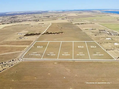 Streaky Bay LIFESTYLE ALLOTMENTS ON WHEATON DRIVE FROM $125,000
