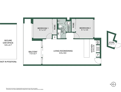 41/2-8 James Street, Carlingford, Parramatta (Northwest suburbs), 2房, 1浴, Apartment