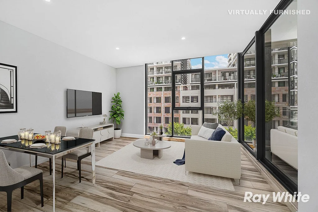 Mascot 2房 明亮北向公寓 时尚内饰 自然光线 宽敞空间 隐私现代融合 Luxury 2-Bedroom Apartment in Mascot Central by Meriton