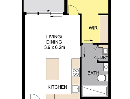 412/16 Aspinall Street, Nundah, Brisbane - Northern Region , 1 Kuwarto, 1 Banyo, Apartment