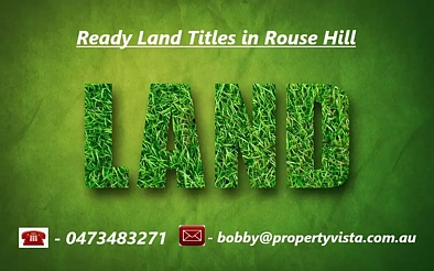 Rouse Hill 角落地块 | 13.5米临街面！联系 0473483271 Corner Lot | 13.5meter Frontage! Contact 0473483271