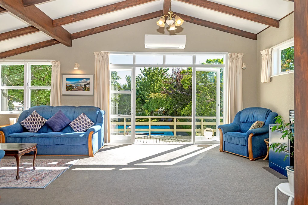 Te Hapara 4房  Privacy, space & poolside living