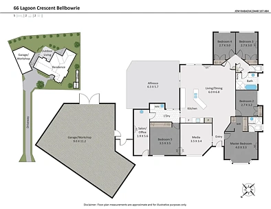 66 Lagoon Crescent, Bellbowrie, QLD 4070, 5房, 2浴, House