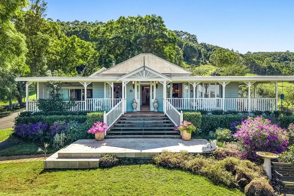 Corndale 4房  A Grand Restored Queenslander Estate with Panoramic Hinterland Views