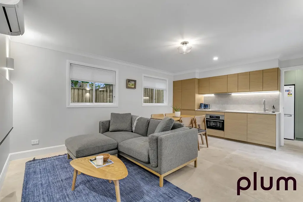 Tranquil, modern retreat with pool in convenient Taringa location.