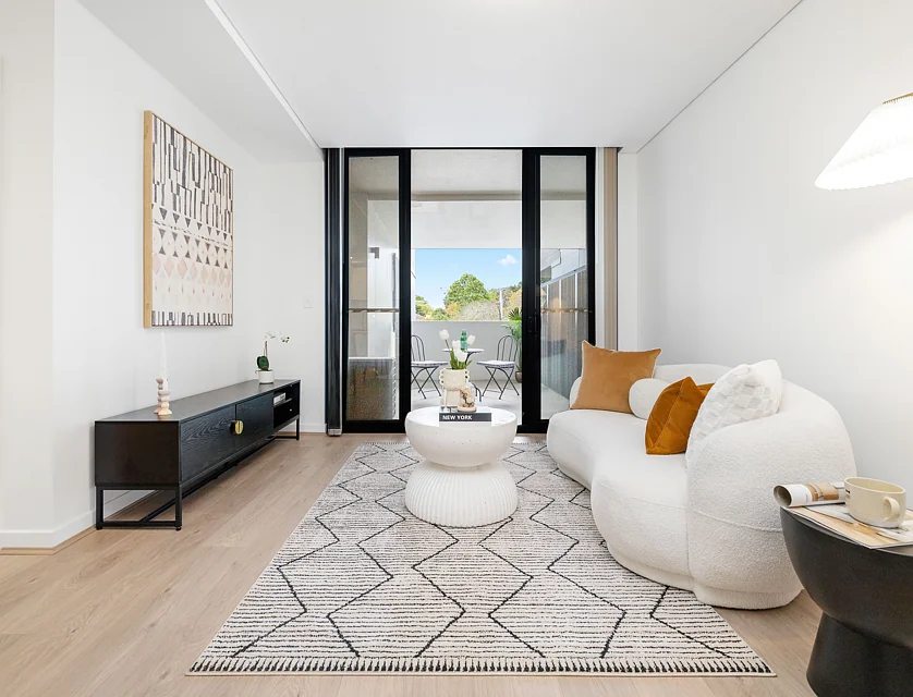 63/40-44 Edgeworth David Avenue, Waitara, Upper North Shore, 1部屋, 1バスルーム, Apartment