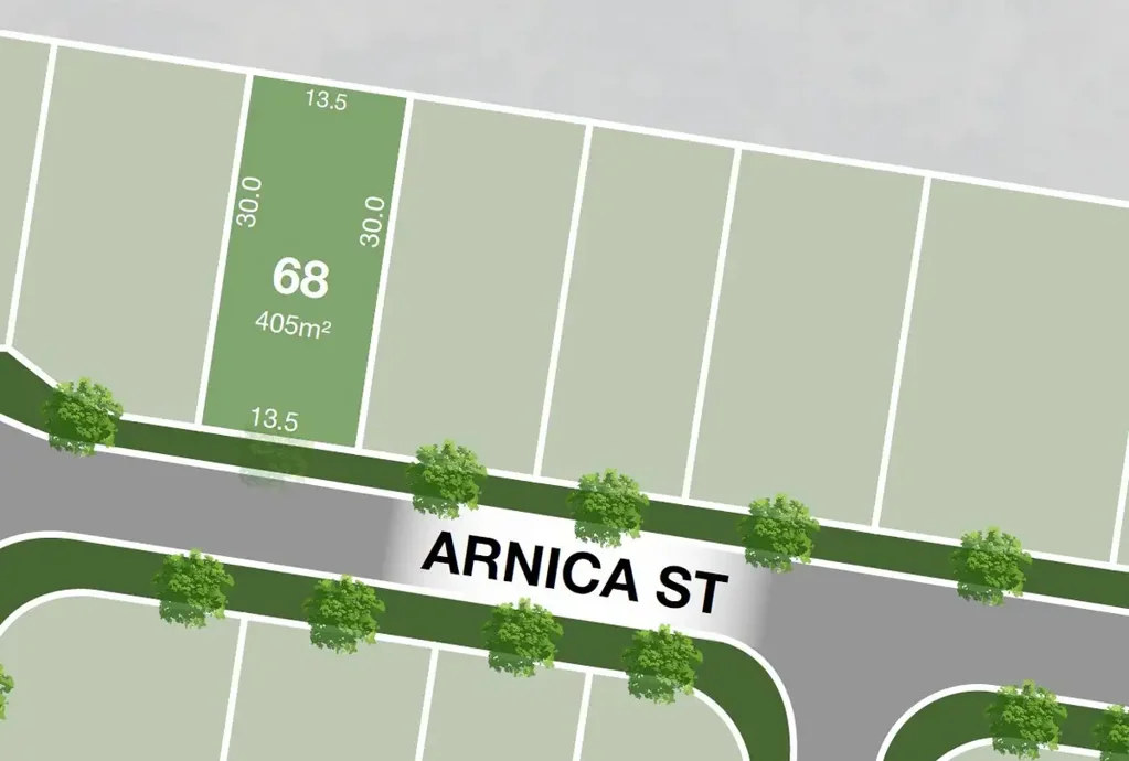 Caboolture 405m²宽临街面 30米深度 13.5米临街面 理想住宅基石 家庭生活舒适 社区绿地环绕 学校交通便捷 405m² Allotment – Central Springs Estate, Caboolture