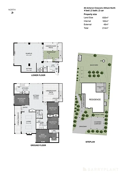 46 Acheron Crescent, Eltham North, VIC 3095, 4 slaapkamers, 2 badkamers, House