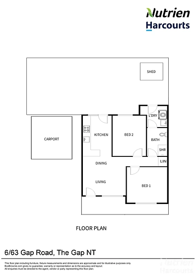 6/63 Gap Road, The Gap, NT 870, 2 Bedrooms, 1 Bathrooms, Unit
