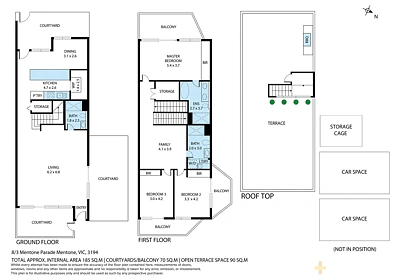 8/3 Mentone Parade, Mentone, VIC 3194, 3 Bedrooms, 3 Bathrooms, Townhouse