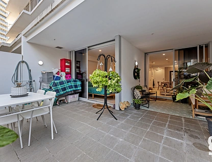105/42 Wyandra Street, Newstead, Brisbane - Inner City Region, 1 રૂમ, 1 બાથરૂમ, Apartment