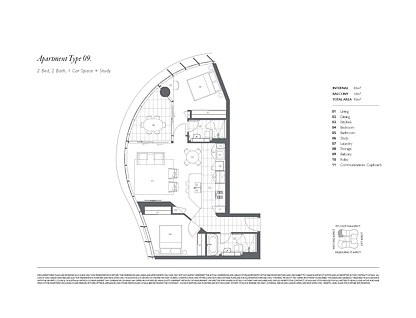2209/15 Manning Street, South Brisbane, Brisbane - Inner City Region, 2部屋, 2バスルーム, Apartment