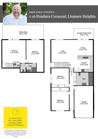 1/16 Pendara Crescent, Lismore Heights, NSW 2480, 3 slaapkamers, 2 badkamers, Apartment