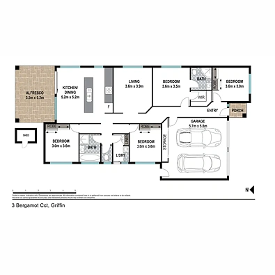 3 Bergamot Circuit, Griffin, QLD 4503, 4房, 2浴, House