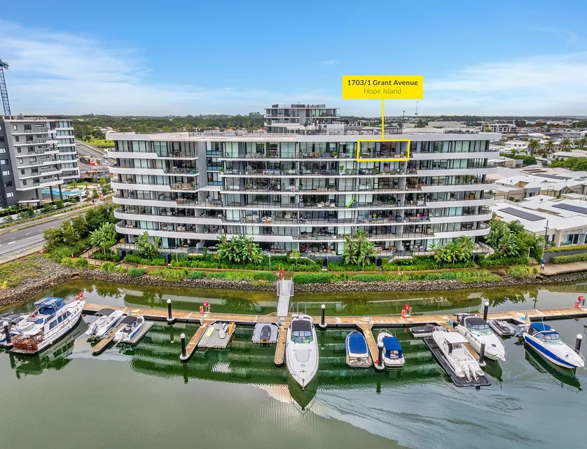 1703/1 Grant Avenue, Hope Island, Gold Coast, 2 غرف, 2 حمامات, Apartment