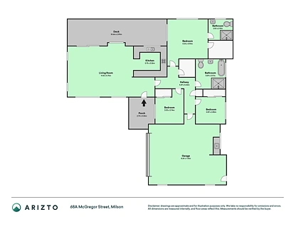 68A McGregor Street, Milson, Palmerston North City, Manuwatu, 3 ਕਮਰੇ, 2 ਬਾਥਰੂਮ, House