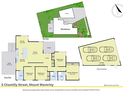 5 Chantilly Street, Mount Waverley, East Melbourne, 4 phòng ngủ, 2 phòng tắm, House