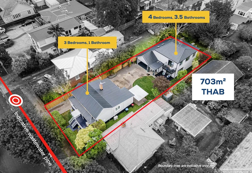 Onehunga 7房 TWO HOMES, ONE TITLE- THAB CASH COW!