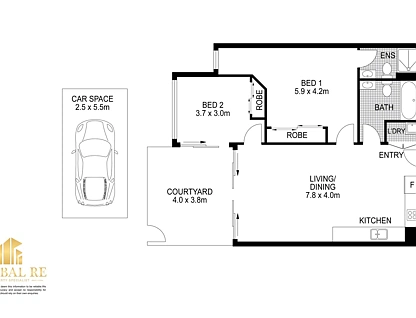21/314 Canterbury Road, Canterbury, South Western Suburbs, 2 Bedrooms, 2 Bathrooms, Apartment