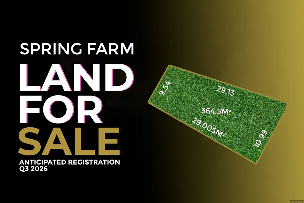 Spring Farm Exclusive Land Opportunity in Spring Farm - Registration anticipated Q3 2026