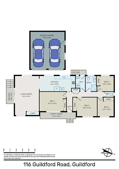 116 Guildford Road, Guildford, NSW 2161, 4 slaapkamers, 1 badkamers, House