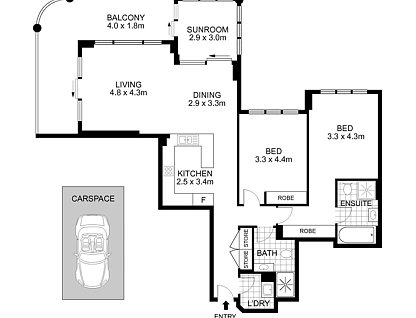65/1-15 Fontenoy Road, Macquarie Park, Upper North Shore, 2 Schlafzimmer, 2 Badezimmer, Apartment