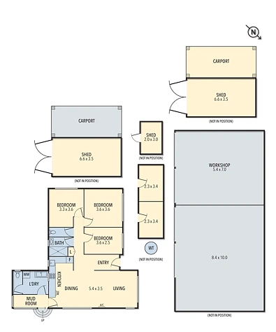 Plano ng Bahay - 101 Gaffneys Road, Moltema, TAS 7304