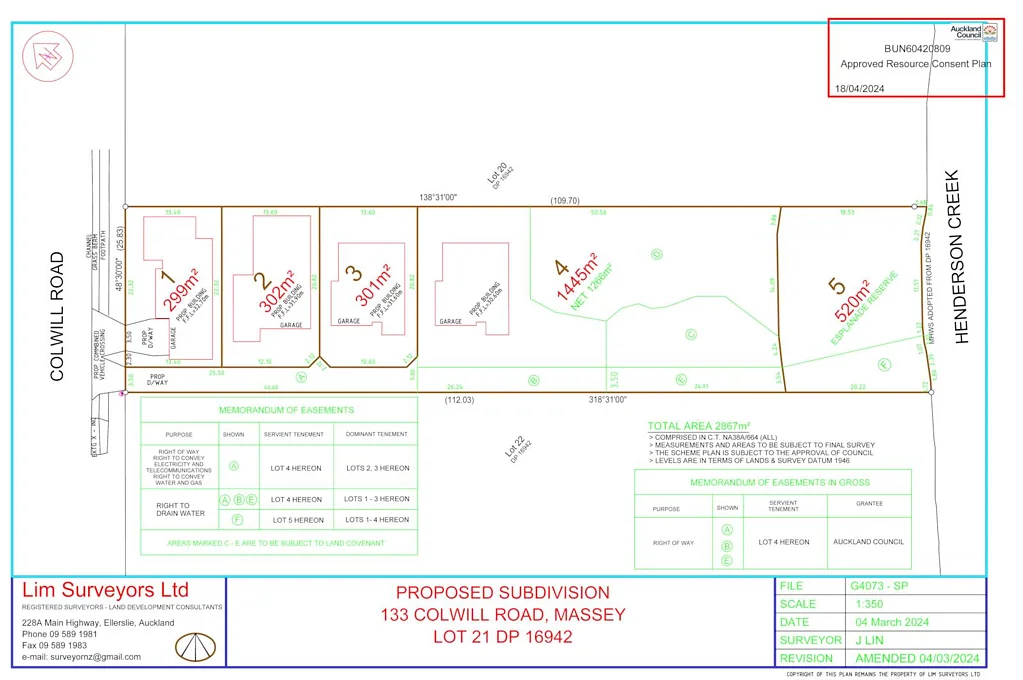 Massey 2883sqm Prime Development with RC and EPA!