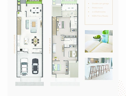 42/1 Vue Boulevard, Robina, Gold Coast, 3房, 2浴, Townhouse