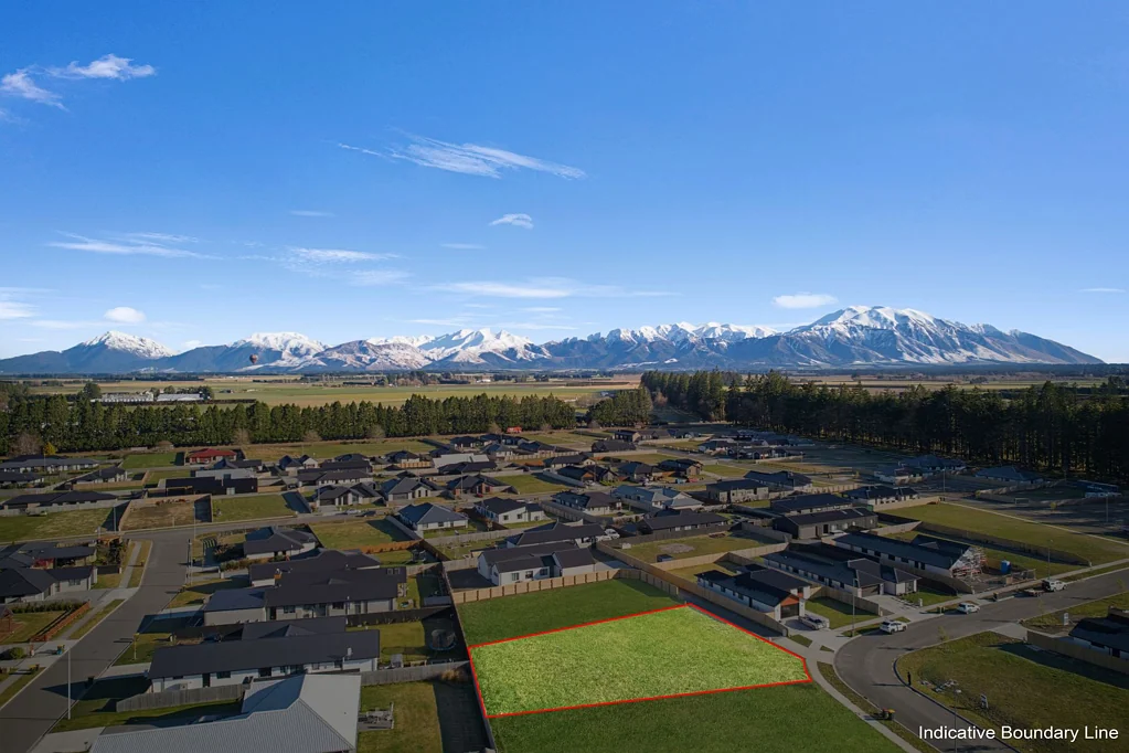 Methven Space to Build, Southern Alps on the Horizon