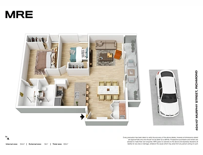 404/47 Murphy Street, Richmond, Inner East Melbourne, 2 Kuwarto, 2 Banyo, Apartment