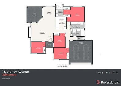 1 Moroney Avenue, Edmonton, QLD 4869, 4 habitaciones, 2 baños, House