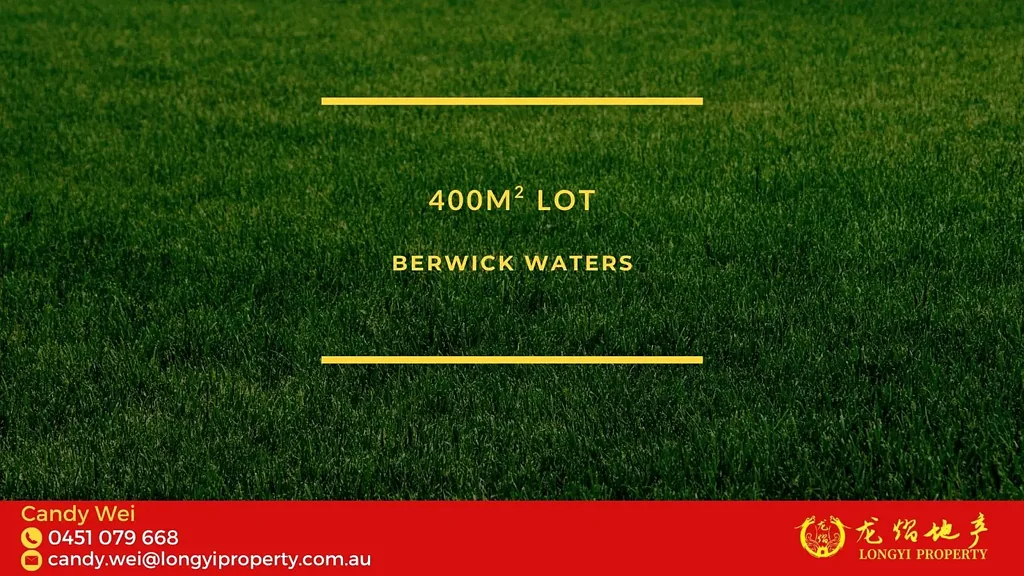 Clyde North Nomination Sale – Berwick Waters | 400sqm Land | Address Available on Request