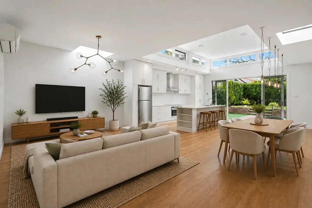 Renovated Four-Bedroom Home with Light-Filled Living and Private Garden