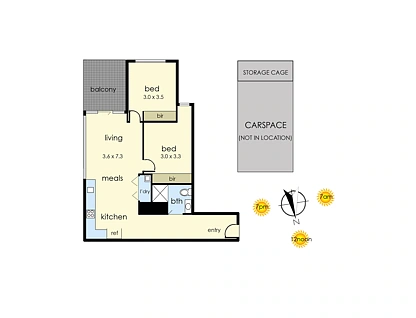 411/16 Clyde Street, Frankston, Mornington Peninsula, 2房, 1浴, Apartment