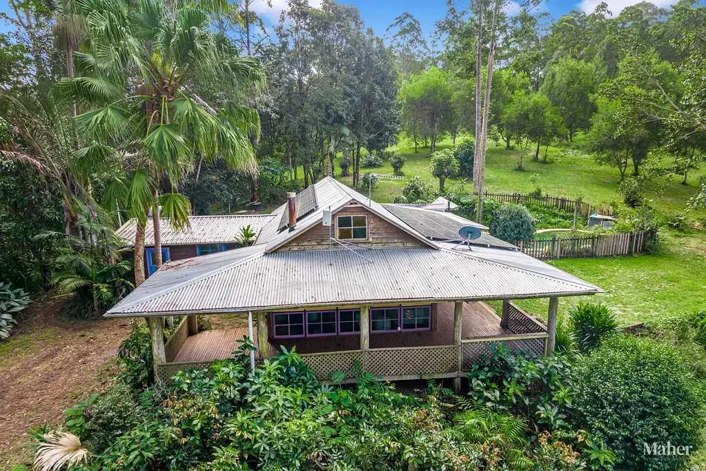Tuntable Creek 3ห้องนอน Rustic Mountain Retreat with Waterfall Views at 142 Rose Road, Nimbin