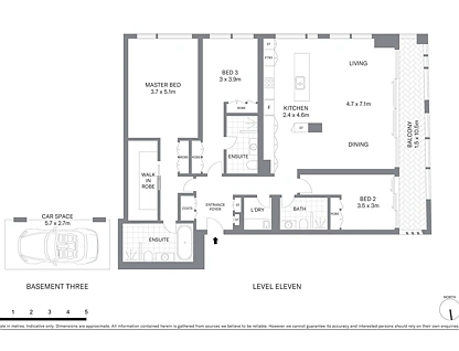 1103/160 King Street, Sydney, Sydney CBD, 3 રૂમ, 3 બાથરૂમ, Apartment