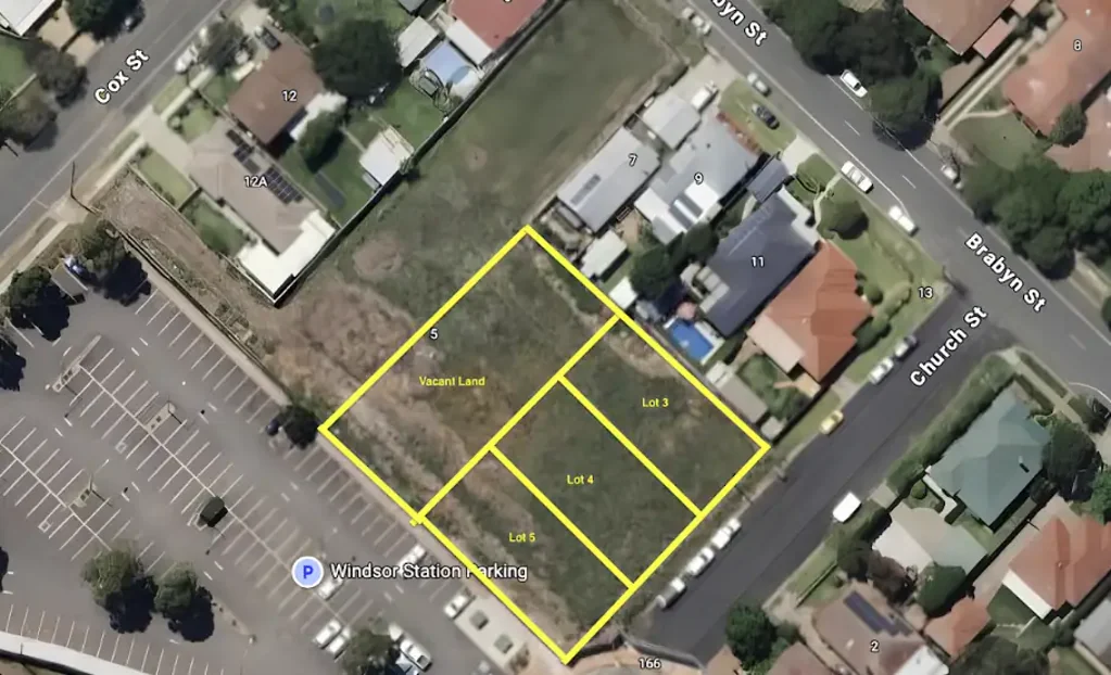 Windsor Prime Development Opportunity - 3 Land Lots in the Heart of Windsor