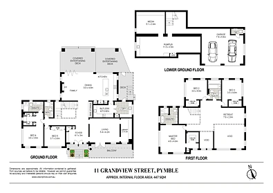 11 Grandview Street, Pymble, NSW 2073, 5 Schlafzimmer, 4 Badezimmer, House