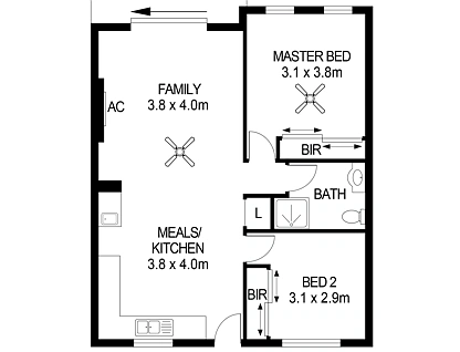6/32-36 Riverside Street, Mawson Lakes, Northern Adelaide, 2 રૂમ, 1 બાથરૂમ, Apartment