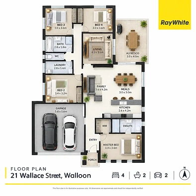 Plano ng Bahay - 21 Wallace Street, Walloon, QLD 4306