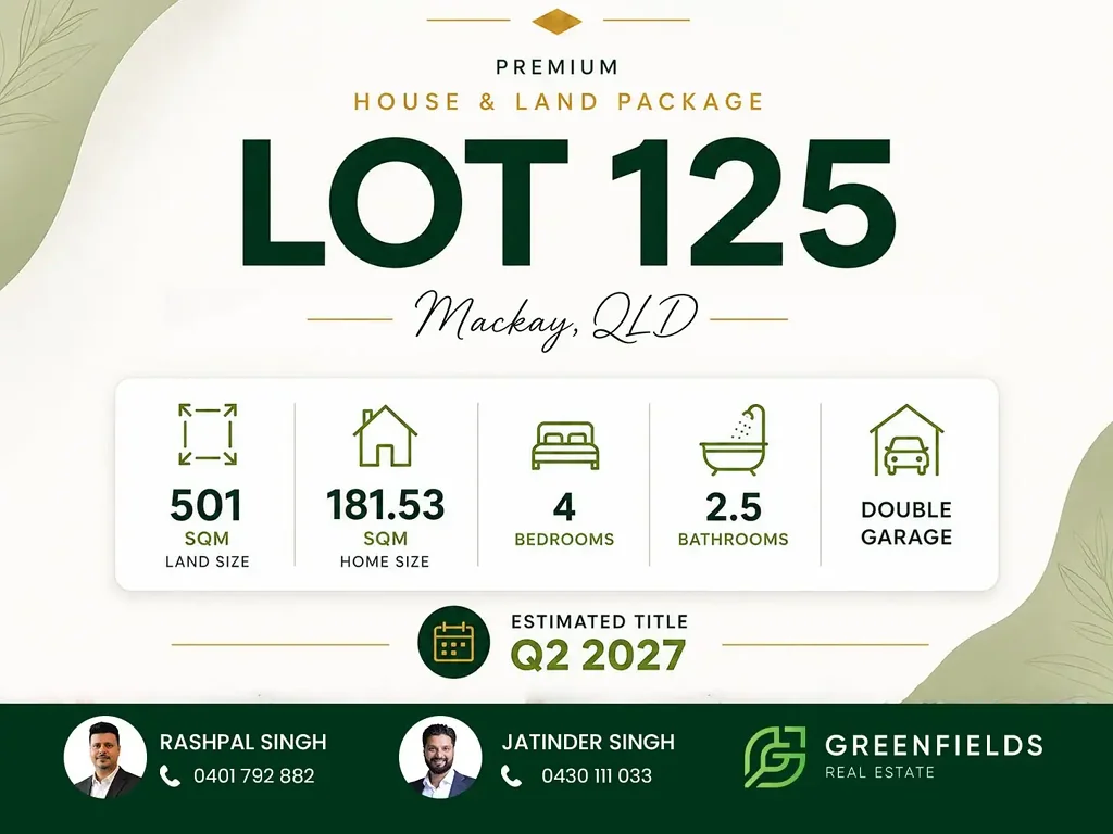Mackay  Premium House & Land Package for Sale – Lot 125, Mackay, QLD