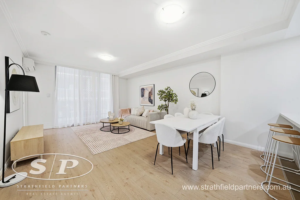 Homebush West 3房 Centenary Park精装公寓 三卧加书房 现代厨房 南向阳台 度假村设施 交通便捷 Stylish & Spacious Apartment with Study in Resort-Style Community