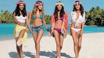 泳装美女  新西兰航空推出最新安全宣传片
