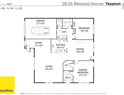 28/26 Birdwood Avenue, Yeppoon, Fitzroy, 2 habitaciones, 2 baños, Unit